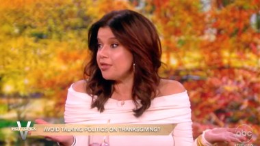 ‘The View’ Host Ana Navarro Calls Out Whoopi for Loudly Slurping Her Drink Mid-Conversation: ‘You Want Mine, Baby?’